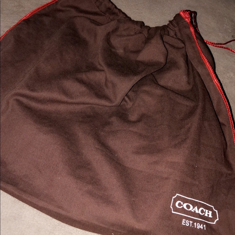 Coach Purse Brown Tan Camel Small Handbag